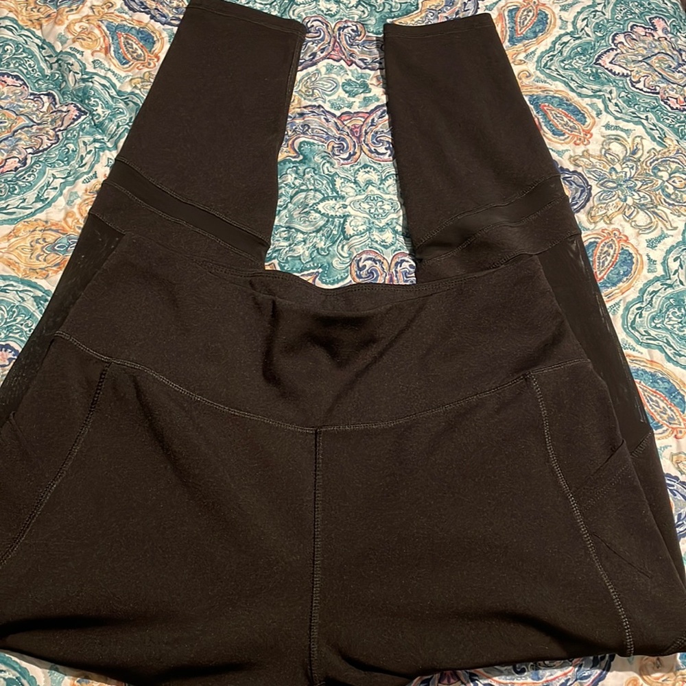 Full length black leggings